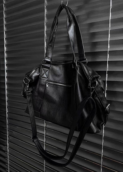 Simple faux leather design 2-way style bag  HL3253