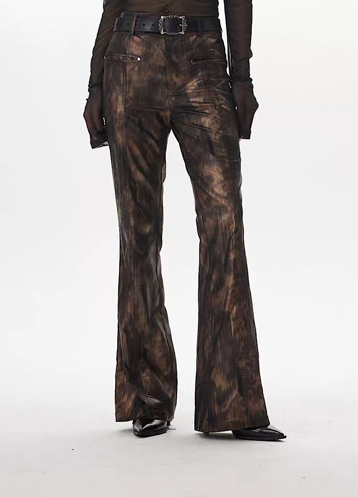 【THELIGHT】Random brownish vintage dull pants  TL0004