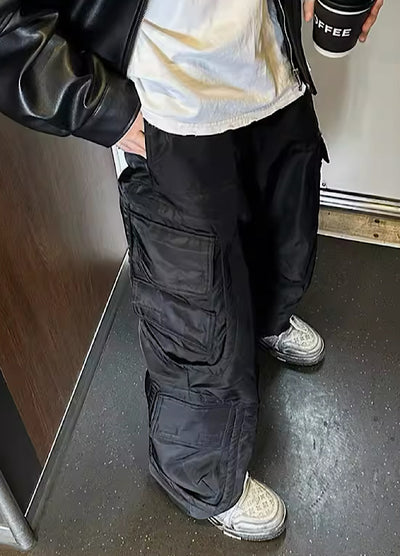[Jmhomme] Multiple pocket design overcargo pants JH0009