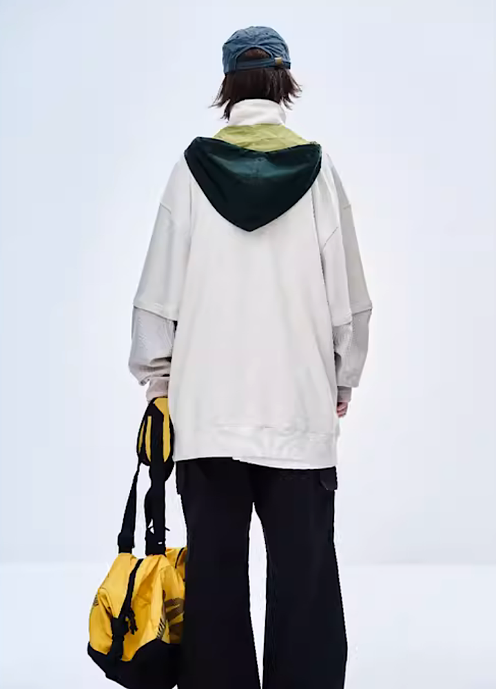 【A SQUARE ROOT】Simple multi-way casual style hoodie  AR0019