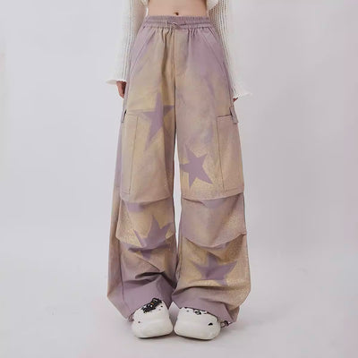 [Rayohopp] Stardust washed vintage purple pants RH0050