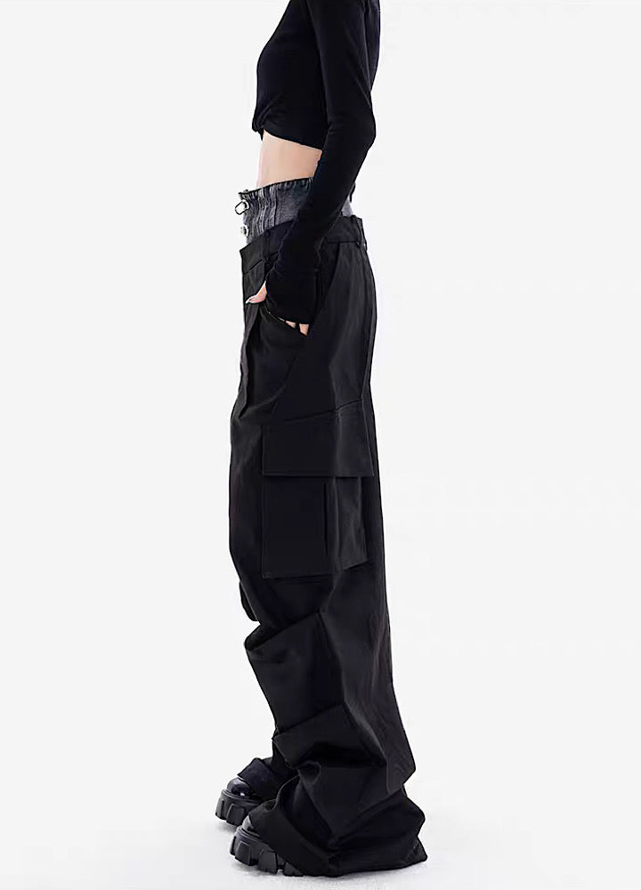 EDX] Denim plus cargo 2way gimmick design pants EX0010 – HI-LANDER
