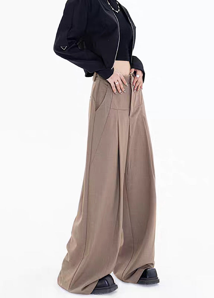 [EDX] Loose wide silhouette normcore design pants EX0012