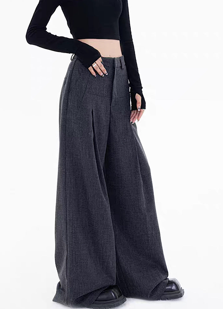 【EDX】Loose wide silhouette normcore design pants  EX0012