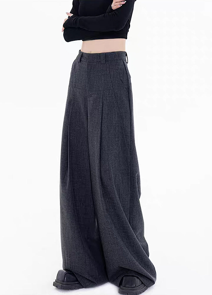 [EDX] Loose wide silhouette normcore design pants EX0012
