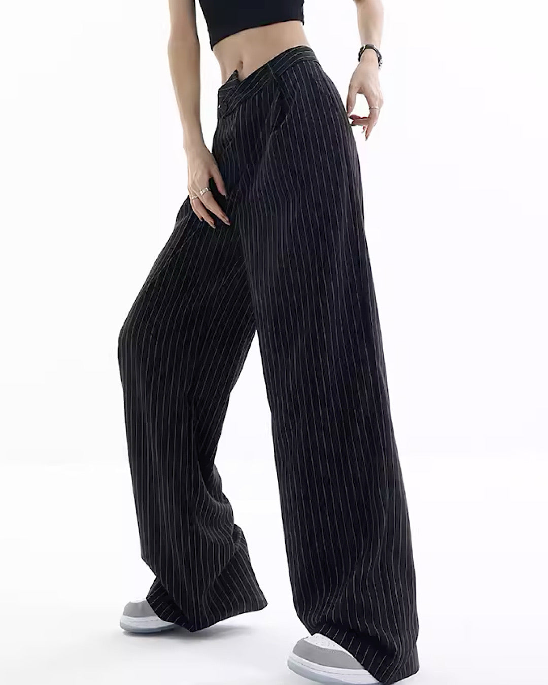 Ken studio]Sharp Lines Neat Wide Straight Pants KS0002 – HI-LANDER