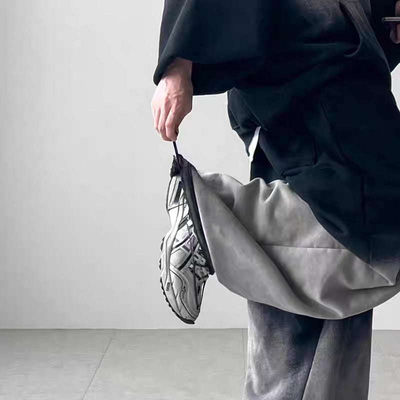 【10/4新作】Gradient monotone washed wide balloon sweatpants  HL3208