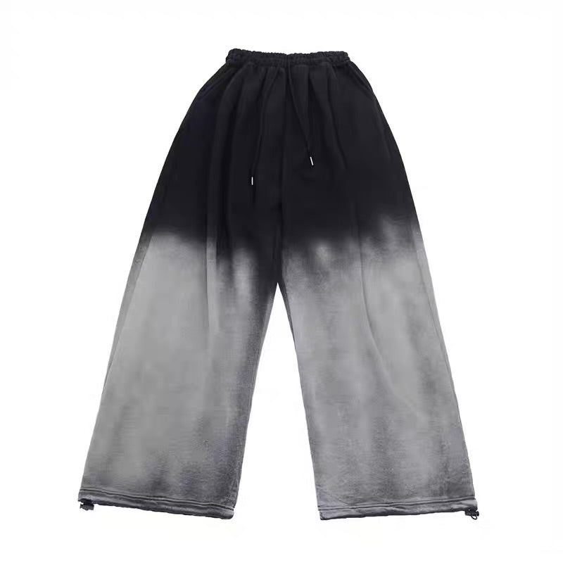 【10/4新作】Gradient monotone washed wide balloon sweatpants  HL3208