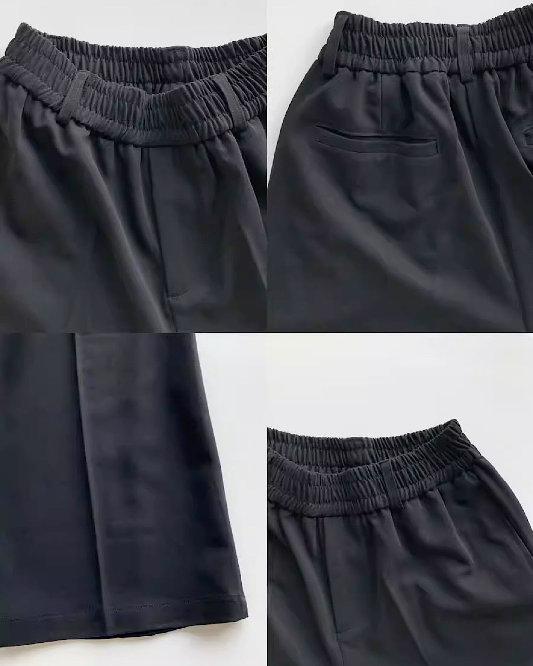 [QUANY] Sharp Silhouette Simple Design Slacks Pants QU0018