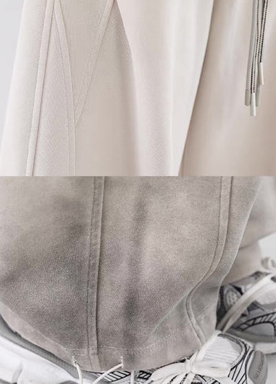 【10/4新作】Fully washed wide silhouette vintage basic sweatpants  HL3206