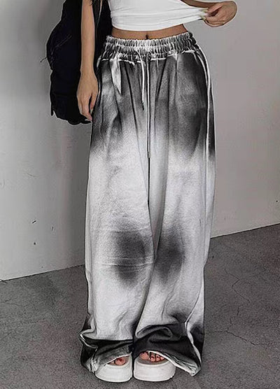 【10/4新作】Random monotone wash wide straight silhouette sweatpants  HL3209