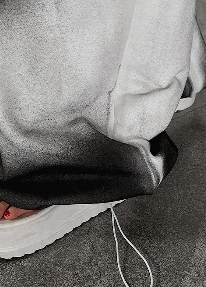 【10/4新作】Random monotone wash wide straight silhouette sweatpants  HL3209