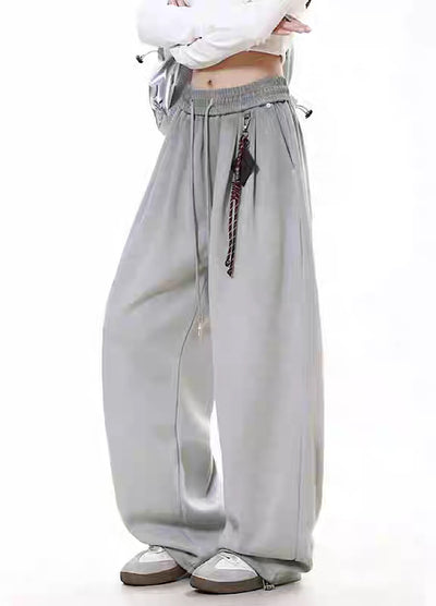 【10/4新作】Loose silhouette simple design sweatpants  HL3210