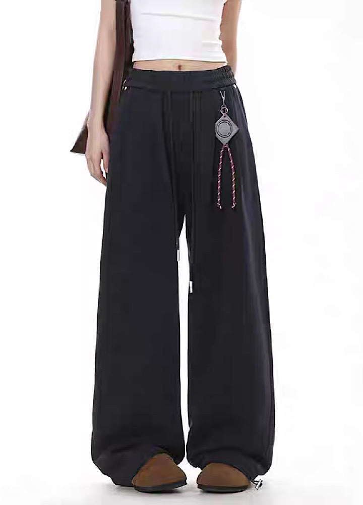 【10/4新作】Loose silhouette simple design sweatpants  HL3210