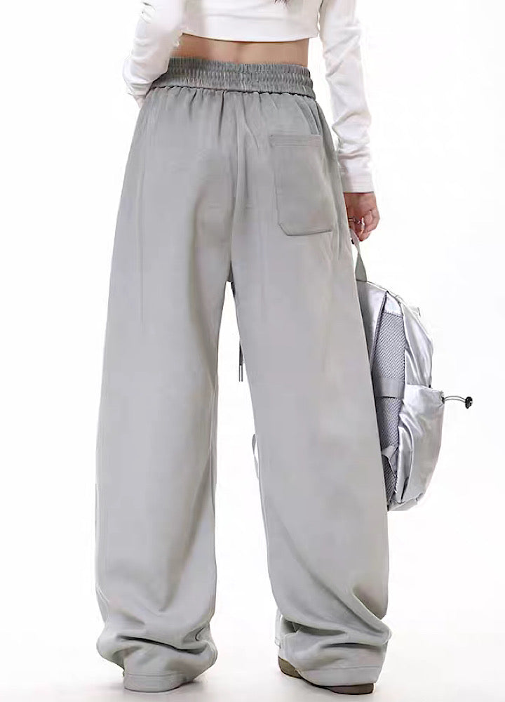 【10/4新作】Loose silhouette simple design sweatpants  HL3210