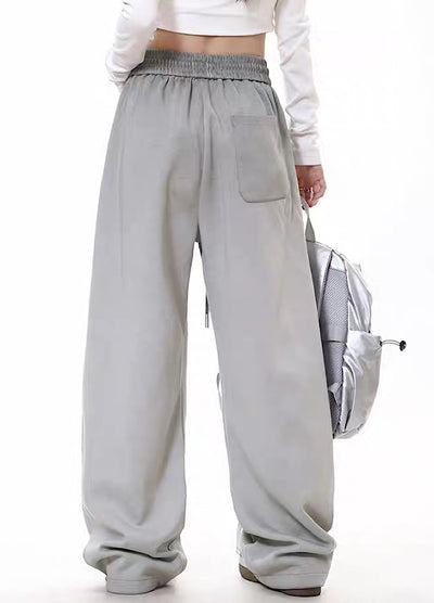 【10/4新作】Loose silhouette simple design sweatpants  HL3210