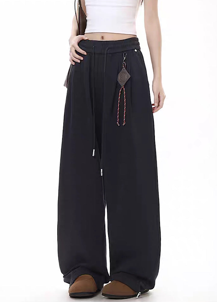 【10/4新作】Loose silhouette simple design sweatpants  HL3210