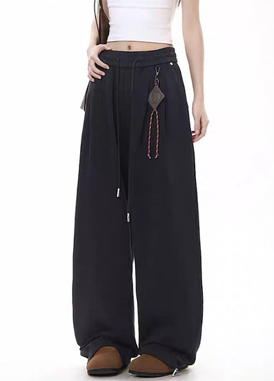 【10/4新作】Loose silhouette simple design sweatpants  HL3210