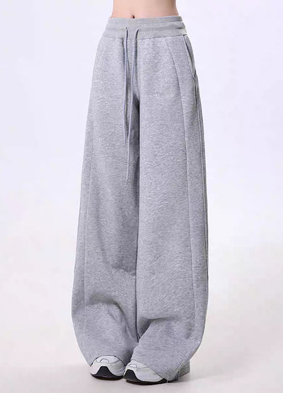 【Rayohopp】Sideline silhouette basic style sweatpants  RH0157