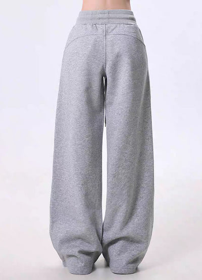 【Rayohopp】Sideline silhouette basic style sweatpants  RH0157