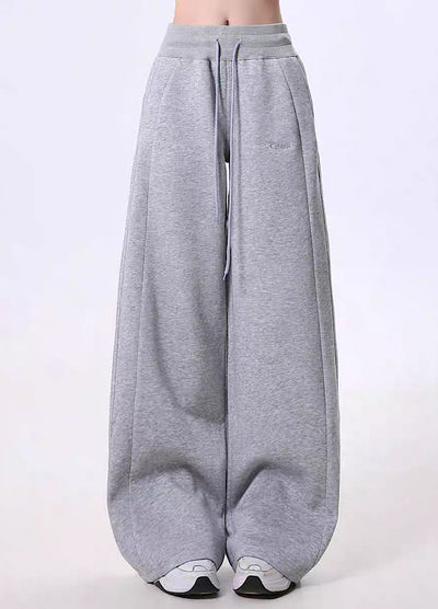 【Rayohopp】Sideline silhouette basic style sweatpants  RH0157