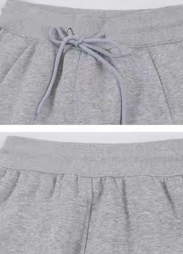 【Rayohopp】Sideline silhouette basic style sweatpants  RH0157