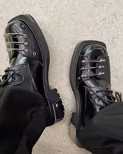 【8/14新作】Pinned subcultural design art rock shoes  HL2944