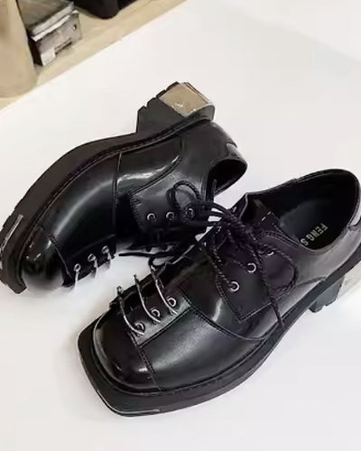 【8/14新作】Pinned subcultural design art rock shoes  HL2944