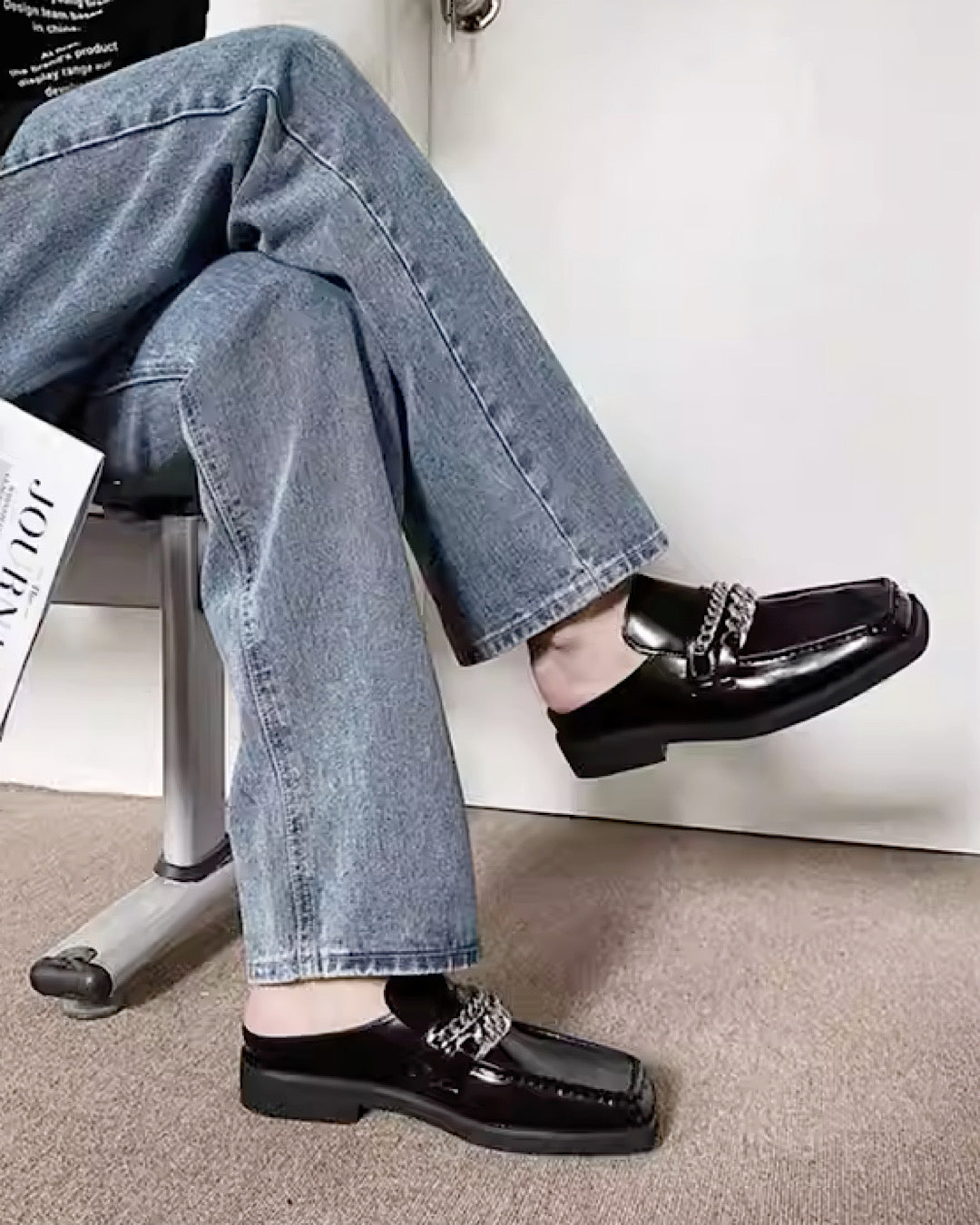 【8/14新作】Chain point design casual main shoes  HL2947