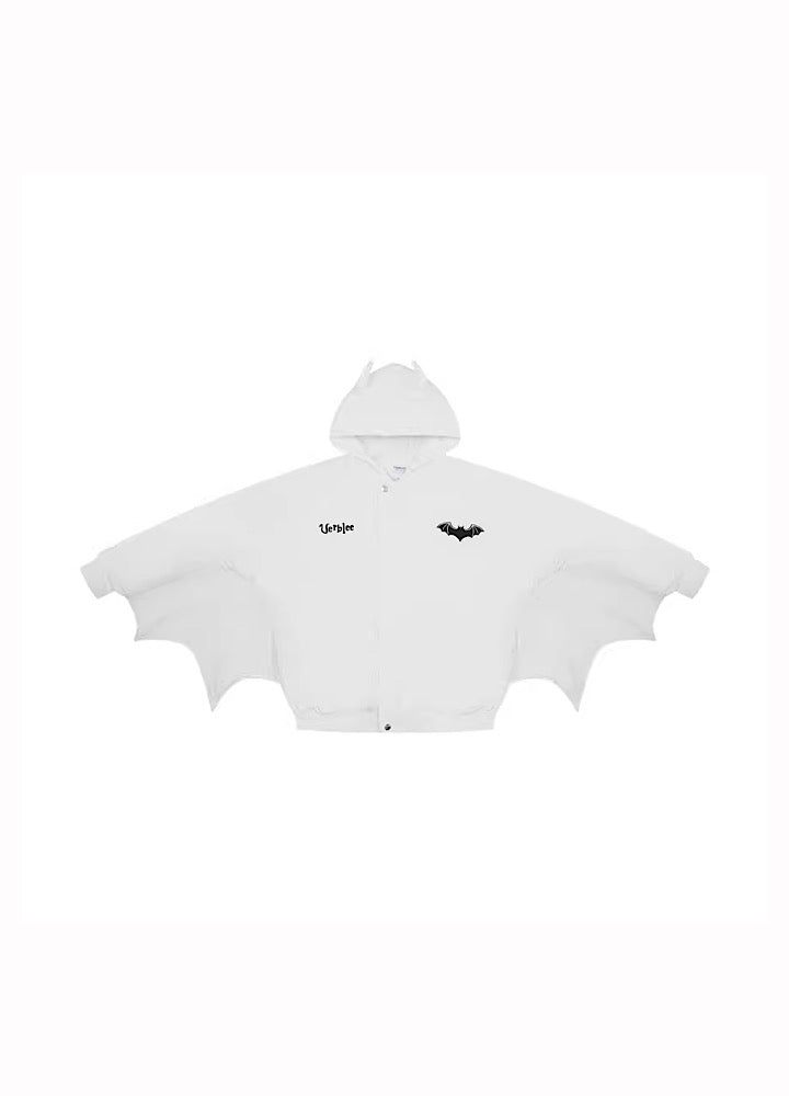 【Take off】Devil design silhouette flying squirrel style hoodie  TO0019