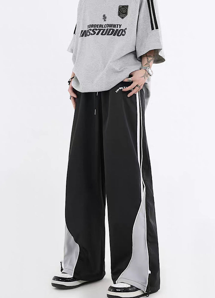 【INS】Double line sporty design casual pants  IN0027