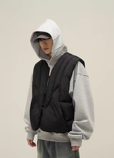 [12/18 New Release] Narrow rise initial design overment vest HL2998