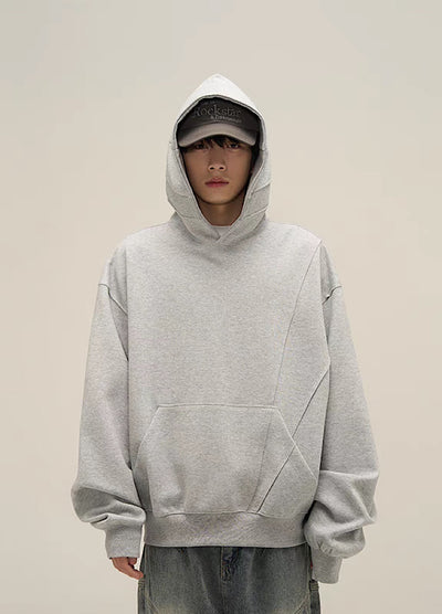 [12/18 New Release] Simple design over silhouette hoodie HL2999