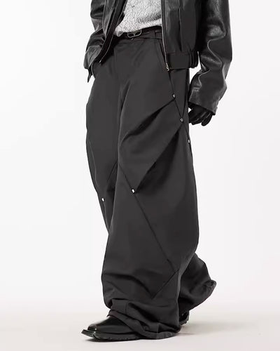 【DARKFOG】Hyper wide silhouette baggy pants  DF0020