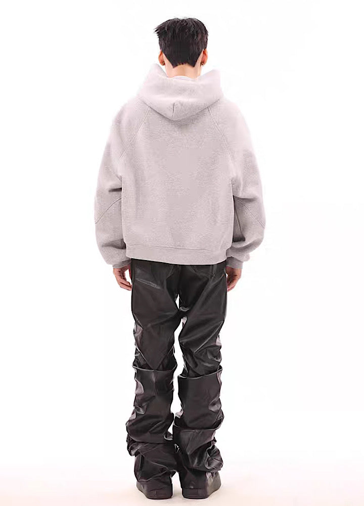 BTSG] Mode style hem pocket design leather pants BS0011 – HI