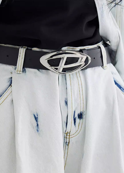 【People Style】Random marble style design color setup denim PS0010