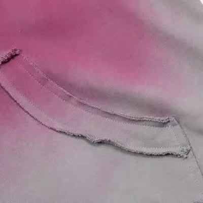 [XPXME]Pink gray gimmick art design hoodie XP0008