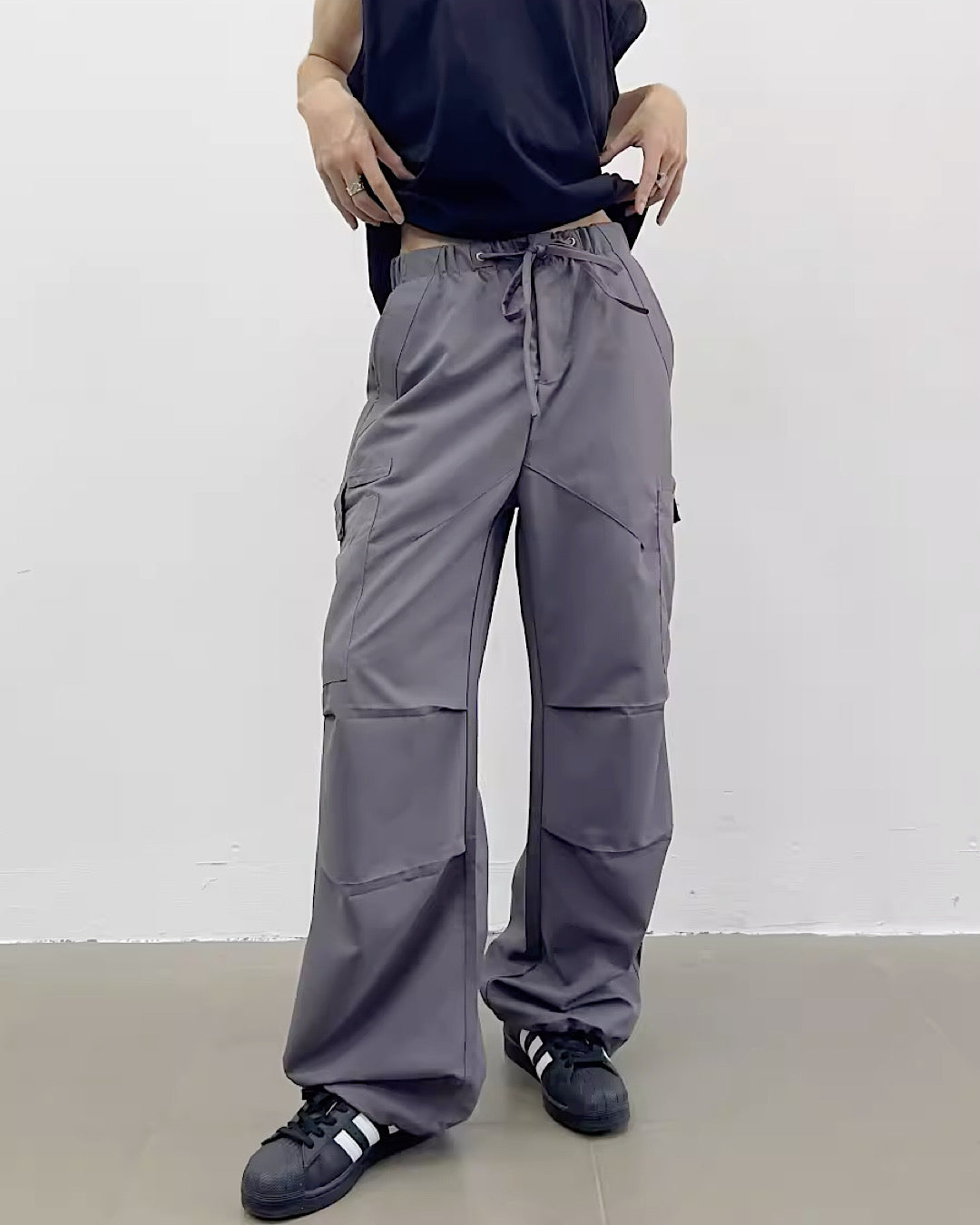【Yghome】Natural Straight Silhouette Simple Cargo Pants  YH0011