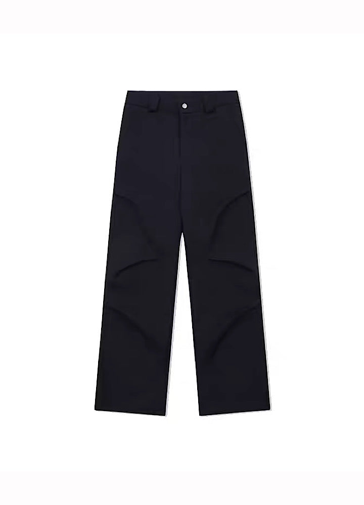 【ACRARDIC】3D silhouette design straight beautiful slacks pants  AI0001