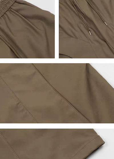 【ACRARDIC】Wave silhouette design wide straight slacks pants  AI0002