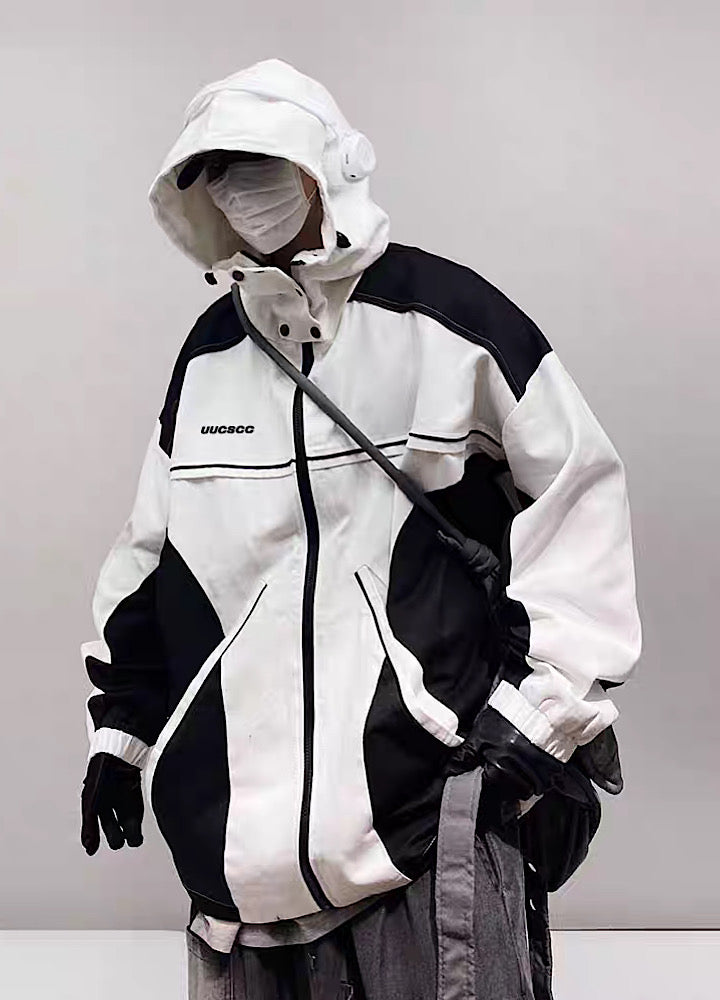 [UUCSCC] Casual monotone color active jacket outerwear US0061