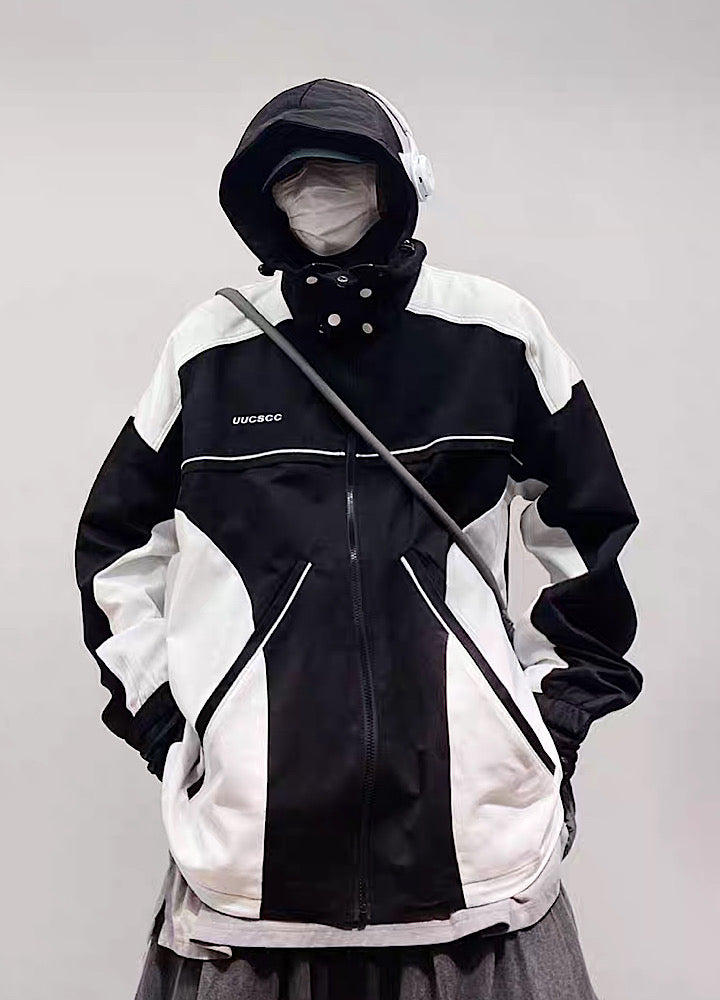【UUCSCC】Casual monotone color active jacket outerwear  US0061
