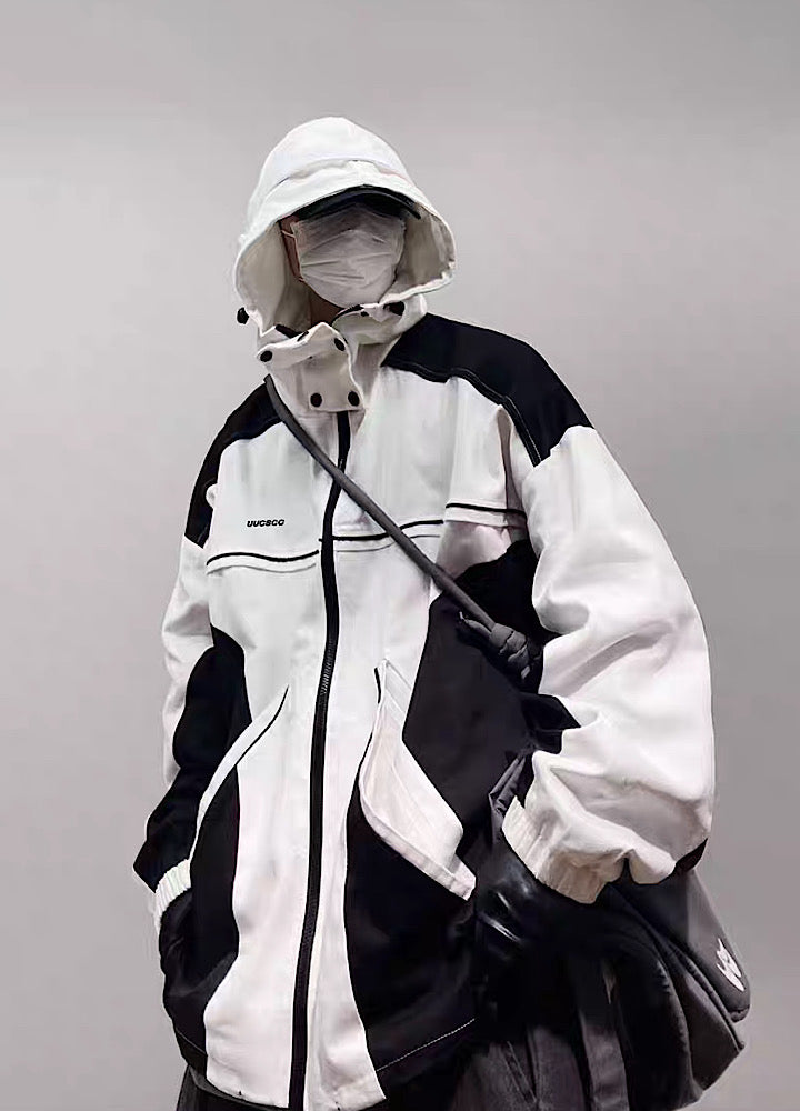 【UUCSCC】Casual monotone color active jacket outerwear  US0061