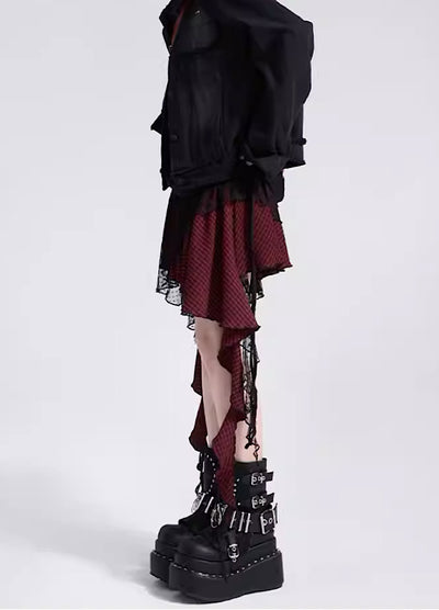 [Eleven shop97] Dress gimmick design upment skirt ES0006