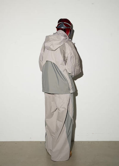 【MICHINNYON】Mountain design silhouette casual wide set up  MY0066