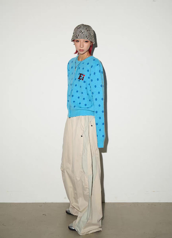 【MICHINNYON】Mountain design silhouette casual wide set up  MY0066