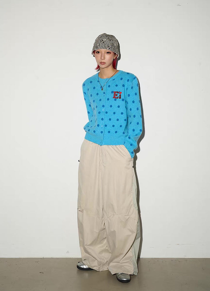 【MICHINNYON】Mountain design silhouette casual wide set up  MY0066