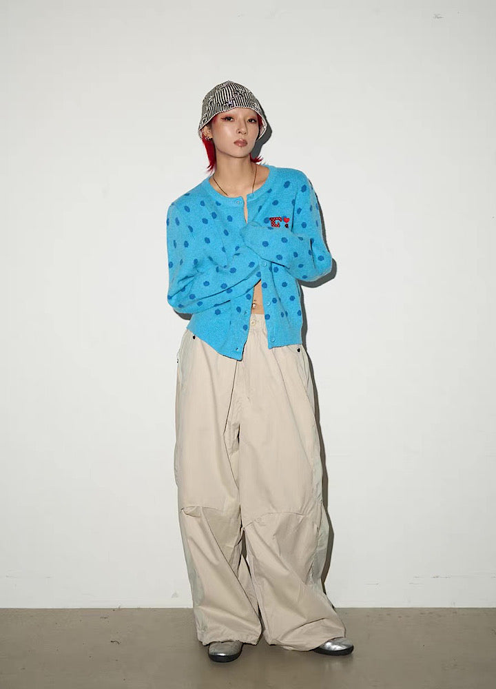 【MICHINNYON】Mountain design silhouette casual wide set up  MY0066