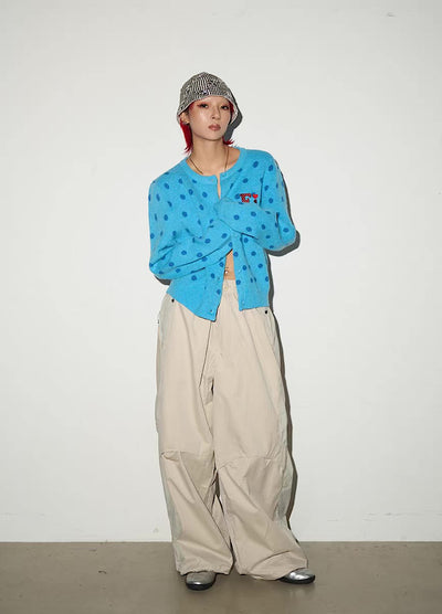 【MICHINNYON】Mountain design silhouette casual wide set up  MY0066