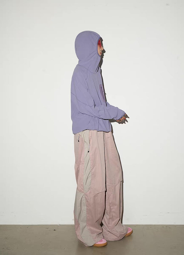 【MICHINNYON】Mountain design silhouette casual wide set up  MY0066